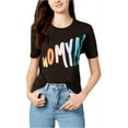 thumbnail image 3 of The Style Club Womens Womyn Graphic T-Shirt, Black, Small, 3 of 3