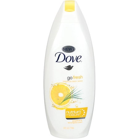 Dove Go Fresh Energize Body Wash, Grapefruit and Lemongrass, 24 fl oz
