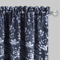 thumbnail image 5 of Simple Elegance by Ben&Jonah Floral Bliss Rod Pocket Window Curtain Panel - 52"W x 84"L - Navy, 5 of 5