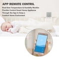 thumbnail image 2 of Graflsoa Wireless Smart Temperature and Humidity Monitor with WIFI Connectivity, ABS White Design, Battery Not Included, 2 of 6