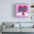 thumbnail image 3 of Hillary Vermont Pet Designs for Humans 'Valentine Je Tadore' Canvas Art, 3 of 3