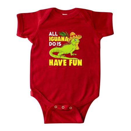 

Inktastic Iguana Funny Pet Gift Baby Boy or Baby Girl Bodysuit