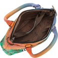 thumbnail image 4 of Anna by Anuschka Hand Painted Women’s Genuine Leather Small Satchel - Top Zip, Front pocket with Magnetic Button, Default Rope Handle and Detachable Adjustable Handle, 4 of 5