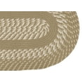 thumbnail image 4 of Better Trends Oval Braided Rug, 30" x 50", Reversible Indoor Entryway or Kitchen Area Rug, 100% Polypropylene, Newport Collection – Tan, 4 of 5