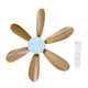 thumbnail image 3 of Ventilador de techo con luz, regulable, con base de rosca E27, ideal para y habitaciones pequeñas., 3 of 8