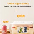 thumbnail image 5 of (5L, embalaje de cartón) hervidor de agua fría con grifo refrigerador hervidor de agua fría casa de verano limonada botella de cerveza fría hervidor de agua helada tetera de frutas de gran capacidad, 5 of 5