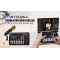 thumbnail image 4 of Podcast Microphone Bundle, BM-800 Condenser Mic with F998 Live Sound Card Kit, Podcast Equipment Bundle, 4 of 8