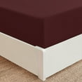 thumbnail image 7 of Mellanni Extra Deep Pocket Fitted Sheet up to 21", Microfiber, 1 Piece Full, Brick Red, 7 of 7