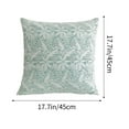 thumbnail image 3 of Lace Pillow Cases 45x45cm Cotton Linen Blend Embroidered Decorative Pillow Covers for Sofa Bed Home Decor Valentine's Day Gift, 3 of 5