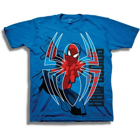 Spider-Man - Marvel Spiderman Boys' Short Sleeve T-Shirt - Walmart.com