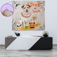 thumbnail image 4 of Trick or Treat Jack Russell Terrier Funny Mummy Cosplay Pumpkin Candy Basket Tapestry Parson Jack Dog Lover Wall Hanging Backdrop Home Decor - 12016, 4 of 5