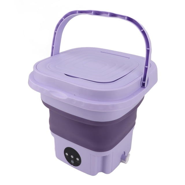 Lavadora de Vije Portátil, Mini Lavadora de Cubo Autícica Congo de Deneze, Adecuada para Vehículos Recreativos, Atramentos, Capacidad de 11 Litros