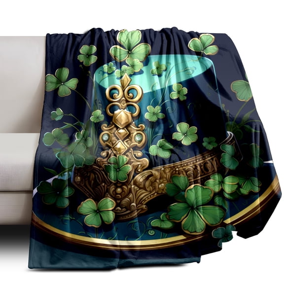 Throw Blanket Soft Plush Fleece Blanket 30In × 39In Home Decor Cozy Camping Blanket for Gift Bedding Essentials