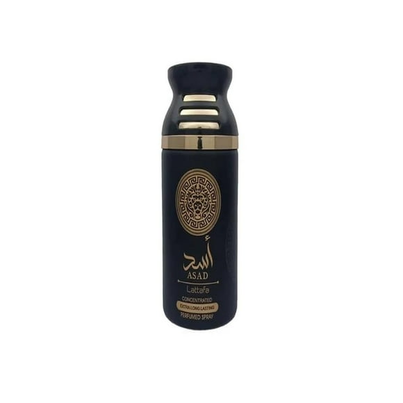 Desodorante perfumado en aerosol Lattafa Asad para hombre, 200 ml