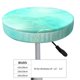thumbnail image 4 of Balery Cyan Mint Marble Fundas de asiento para taburete de bar redondo de tela de terciopelo ajustables que protegen de arañazos y manchas para sillas de 14 a 17 pulgadas.-14 inch, 4 of 7