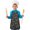 Colorful Games Symbol, variant on Colorful Games Symbol Black Pattern Kids Aprons for Girls and Boys,Adjustable Neck Strap Toddler Aprons for Kids Cooking Baking
