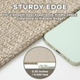 thumbnail image 2 of Woven Area Rug x Ft Washable Rugs for Entryway Non Slip Braided Throw Rugs Bedroom Rugs Cotton Entry Rug Cotton Floor Carpet for Bedroom Dining Room Living Room Orange/Tan/, 2 of 7