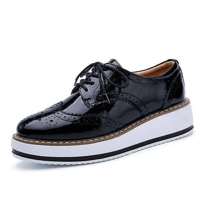 Chaussures Plates en Cuir Oxford pour Femmes