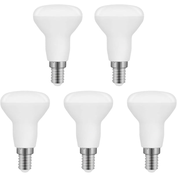 R50 E14 5W LED bulb, R50 LED E14 reflector equivalent E14 40W incandescent bulb, warm white 3000K 550LM, non-dimmable