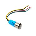 thumbnail image 3 of 16Mm 12V Led On Off Push Button Power Switch Latching with Wire Socket Harness Red, 3 of 8