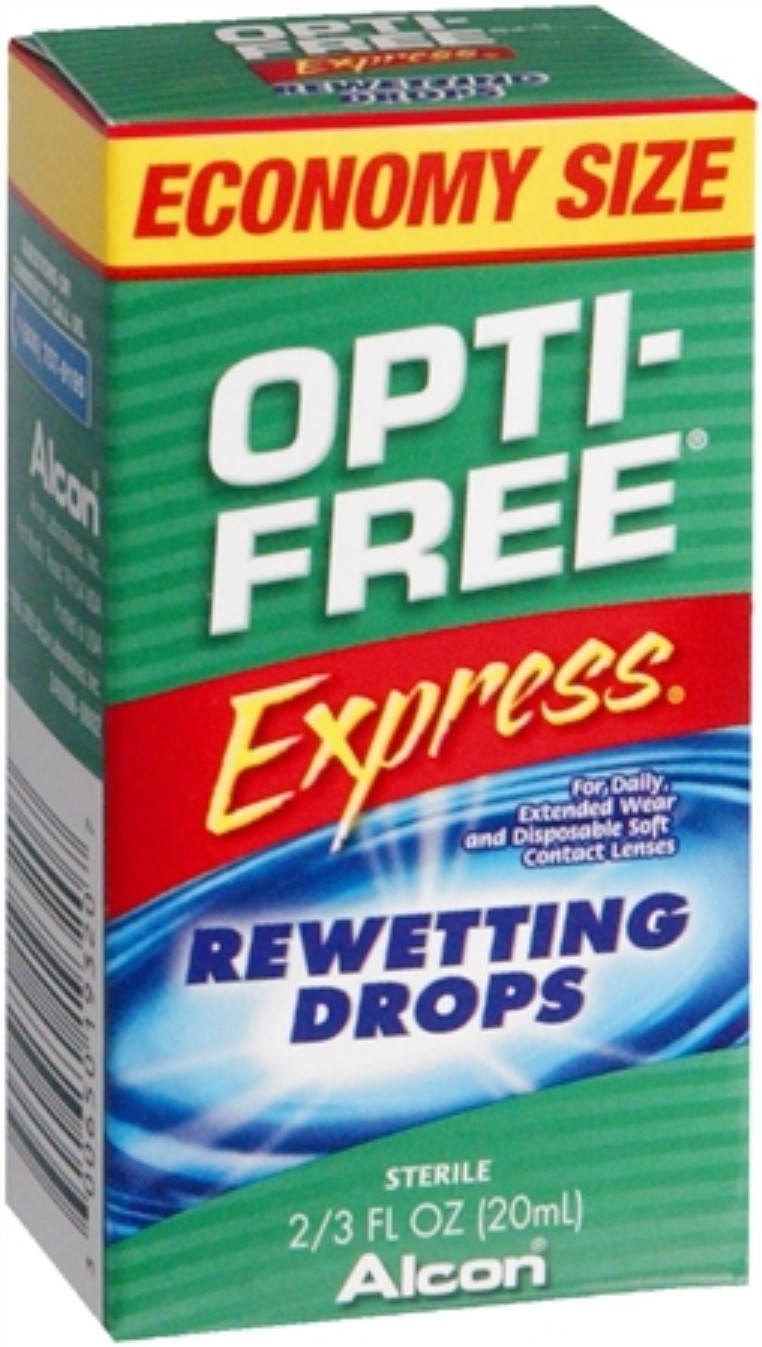 OPTIFREE EXPRESS Rewetting Drops 20 mL (Pack of 3)