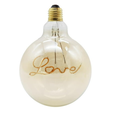 

Retro Bulb E27 220V 4W LOVE LED Filament Lamp Retro Saving Lamp Vintage Filament Bubble Ball Bulb for Home Decoration