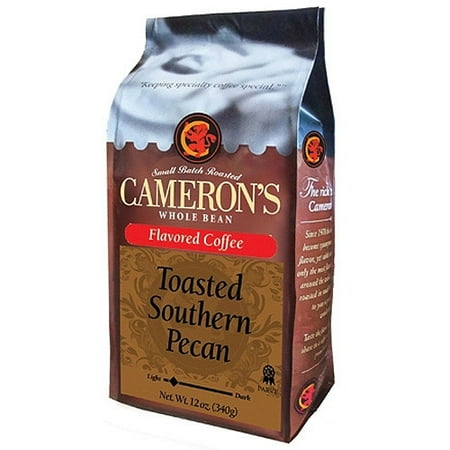 - Cameron's Specialty Coffee Toasted Southern Pecan Whole Bean, 12oz