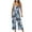 Green jumpsuits for women, variant on clear 50% off wycnly Jumpsuits for Women Beach Holiday Plus Size Fashion Spaghetti Strap Wide Leg Pocket Long Jumpsuits Overalls Summer Formal Leaves Print Crewneck Sleeveless Maxi Rompers Green xl
