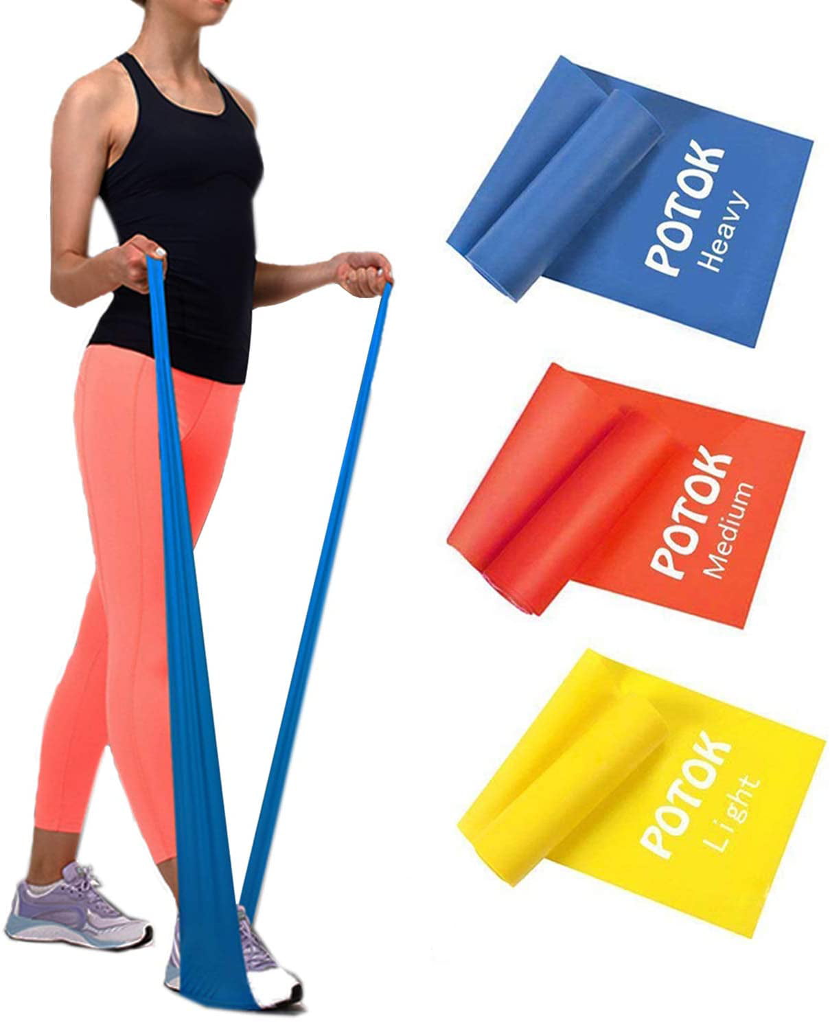 Resistance Bands 3-Piece Set Fitness Rubber Bands Elastic Band Elastic Exercise 