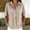 Coffee striped blouses a1, variant on SSZMDLB Women Short Sleeve Button Down Blouses Striped Collared Tunic Tops Casual Loose Fit Summer Travel Shirts, Pink S