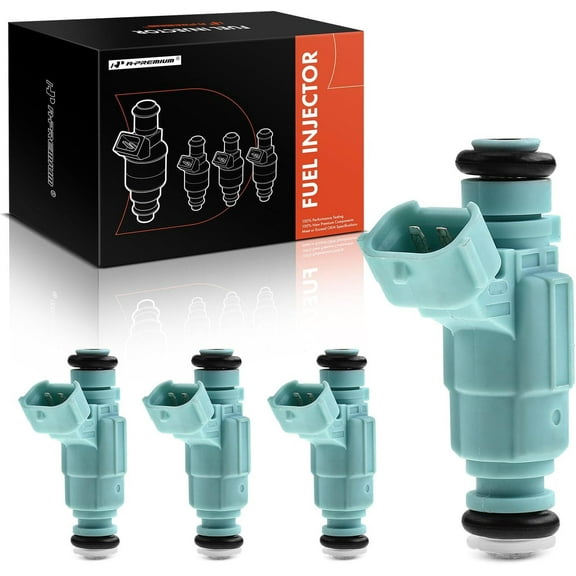 A-Premium Fuel Injectors Compatible with Hyundai Elantra 2006-2012 & Kia Soul 2010-2011, Spectra 2007-2009, L4 2.0L, 4-PC Set, Replace# 3531023800