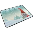 thumbnail image 2 of Merry Christmas Door Mat Gnome Winter Snowflake Doormats Washable Floor Mat Home Decor Non-Slip Carpets Area Rug for Kitchen Living Bedroom Indoor Outdoors Use 23.6 x 15.7 Inch, 2 of 6