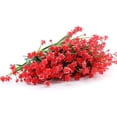 thumbnail image 4 of Artificial Flowers, 8 Bundles Fake Outdoor UV Resistant Greenery Faux Plants Shrubs for Indoor Outside Hanging Planter Home Office Wedding Farmhouse Decor (Orange Red), 4 of 4