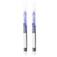thumbnail image 2 of 2 Pcs Rollerball Pen 0.5mm Fine Tip Quick Drying Rolling Ball Liquid Ink Pen for Students Blue, 2 of 5