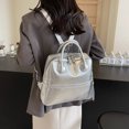thumbnail image 4 of Mochila de moda coreana para mujer, nueva mochila de viaje de alta gama de gran capacidad para estudiantes universitarios, 2025, 4 of 5