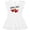 AA-White, variant on Inktastic Born to Race- Red Race Car Girls Baby Dress