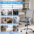 thumbnail image 4 of U Shape Seat Cushion for Tailbone Pain Relief – Coccyx Cushion with Memory Foam, Non-Slip Bottom – Office Chair & Car Seat Cushion for Driving, Back Pain, Long Sitting, 4 of 10