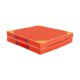 thumbnail image 1 of Colchoneta de gimnasia plegable, plegable por la mitad con asas de transporte, 100 cm x 50 cm, naranja, 1 of 8