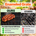 thumbnail image 4 of Syngar 4 Burner Bbq Gas Grill, Propane Gas Grill with Foldable Side Table, 40000 Btu, Stainless Steel, 426 Sq. in. Grilling Area, Bottle Opener, 4 of 8