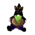 thumbnail image 2 of Cesta para guardar golosinas de Halloween, cesta creativa para guardar refrigerios, almacenamiento de artículos diversos Gato negro, 2 of 9