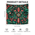 thumbnail image 2 of Decorative Boho Ethnic Gemotric Shapes Country Tapestry Beautiful Boho Durable Tapestry Curtain 51x59 Inch Washable Reminiscent Tribal Art Vibrant Big Tapestry for Living Room College Decoration, 2 of 5
