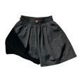 thumbnail image 4 of Wide Leg Linen Shorts for Girls Elastic High Waisted Pleated Casual Loose Bermuda Shorts, 4 of 4