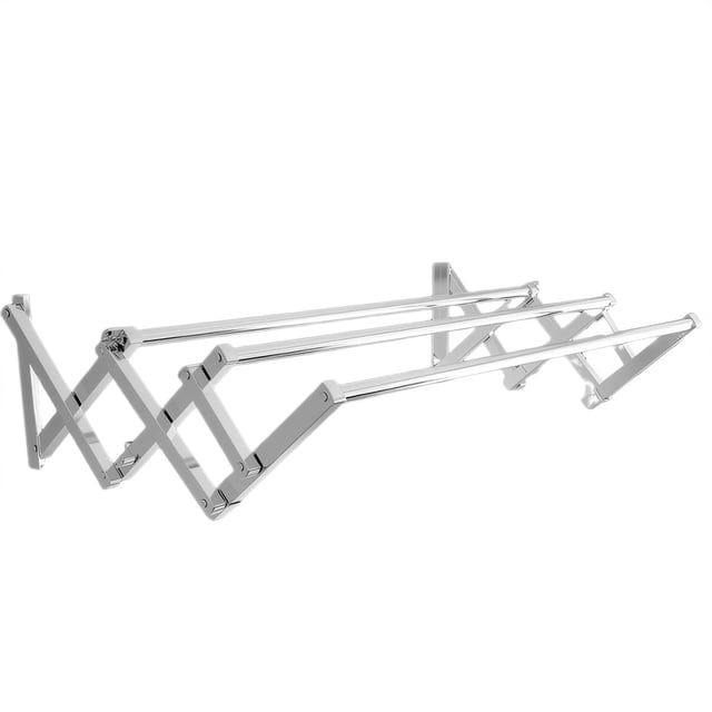 Xingzhi Stainless Steel Balcony Clothes Rack Retractable And Durable For Everyday And Is Sturdy And Durable 100CM Three poles