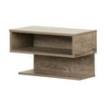 thumbnail image 5 of South Shore Sazena Floating Nightstand Brown, 5 of 12
