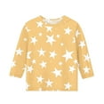 thumbnail image 4 of Delliss Girls Star Print Crew Neck Blouse, 4 of 5