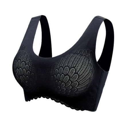 WCJM Women s Nylon Spandex B blended underwear Women s No Steel Ring Gathering Sleep Latex Underwear Bar
