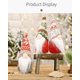 thumbnail image 2 of piezas de adornos navideños de gnomos de peluche de Papá Noel, figuras de elfo enano de Navidad, juguete para exterior, interior, ventana, mesa, adornos navideños, decoración de fiesta, 2 of 5