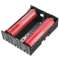 thumbnail image 3 of NARABB 1pcs DIY Black Storage Box Case For 3 x 18650 3.7V Rechargeable Batteries, 3 of 3
