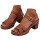 thumbnail image 3 of WILLBEST Sandalias Ortopédicas Para Mujer, Zapatos De Verano Con Hebilla Sólida, Informales, Con Punta Abierta, Tacones Cuadrados, Cómodos, Para Playa, 3 of 9