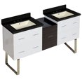 thumbnail image 1 of Imaginations Américaines 61,5 pouces W Vanity Set  Gris, 1 of 1